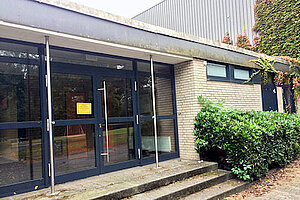 Die Sporthalle an der Rudolf-Harbig-Straße wird abgerissen