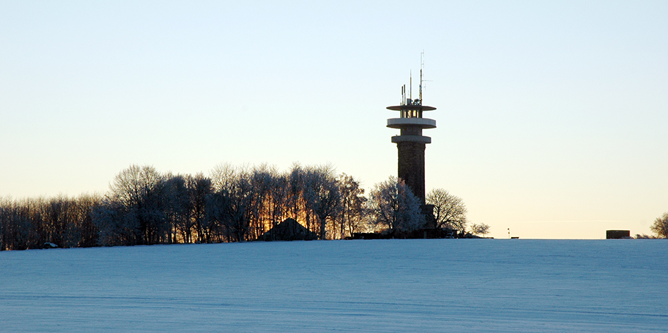 Winterlicher Longinus-Turm